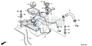 NSA700A9 Europe Direct - (ED / MME) drawing FUEL TANK