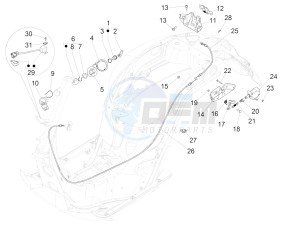 SUPER GTS 300 4T 4V IE ABS E3- E4 (NAFTA) drawing Locks