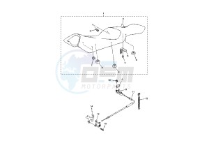 FZ6-SA FAZER 600 (ABS) drawing SEAT