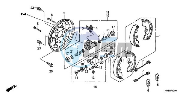 FRONT BRAKE PANEL