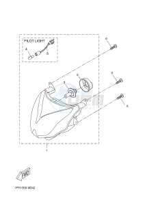 NS50N AEROX NAKED (1PL8 1PL8 1PL8) drawing HEADLIGHT