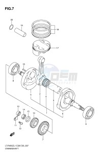 LT-R450 (E28-E33) drawing CRANKSHAFT