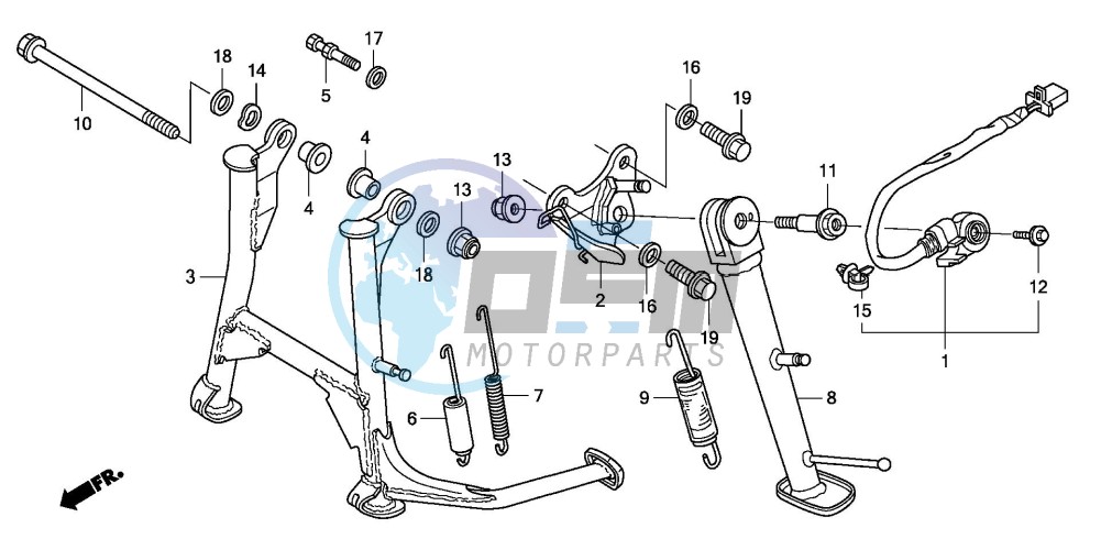 STAND (CBF600S8/SA8/N8/NA8)