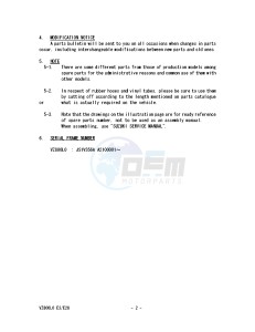 VZ800 (E3-E28) MARAUDER drawing * CATALOG PREFACE *