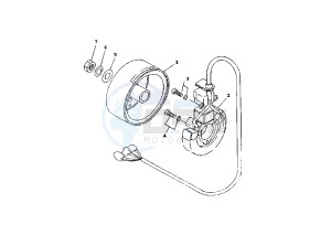 XC CYGNUS R 125 drawing GENERATOR