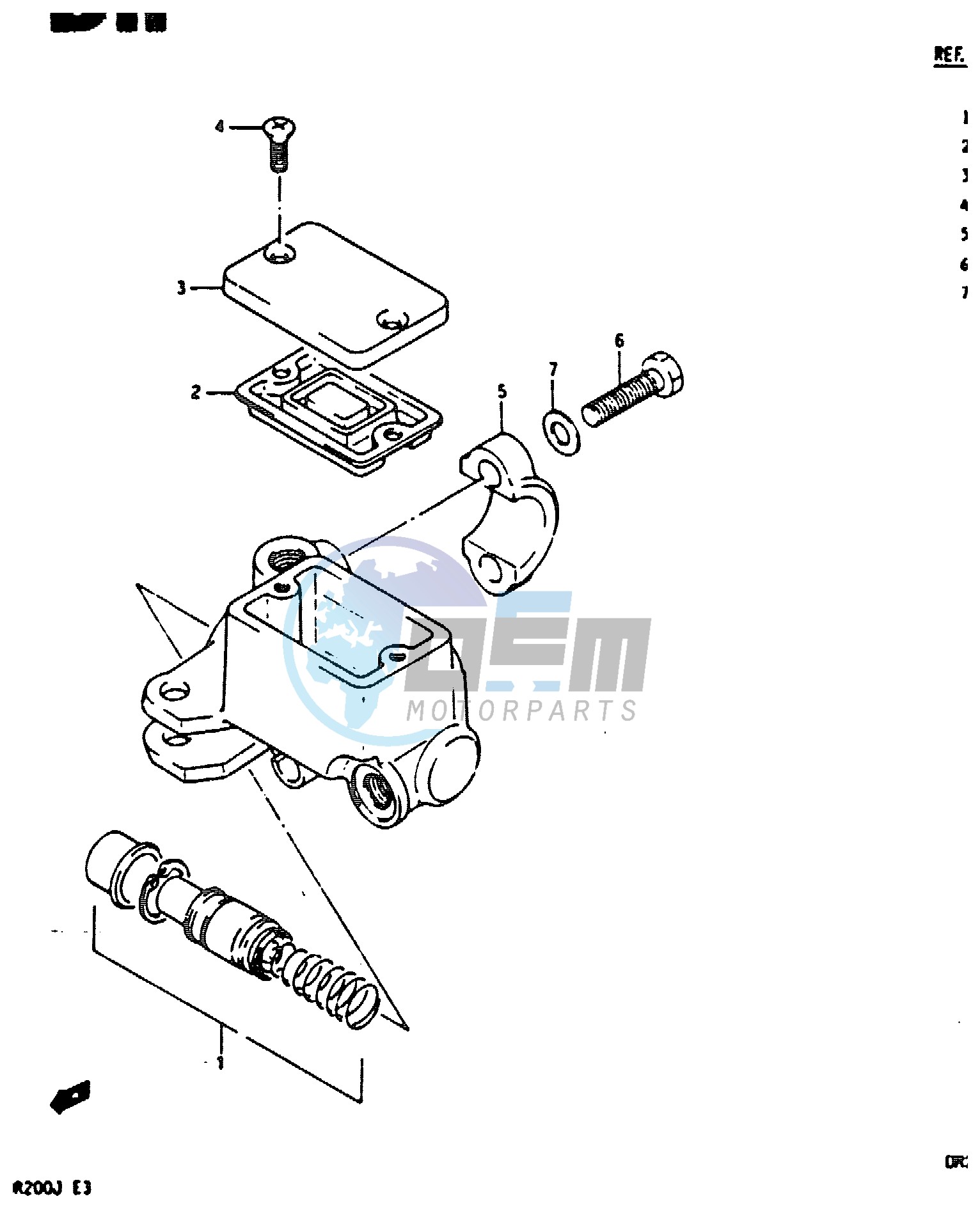 FRONT MASTER CYLINDER