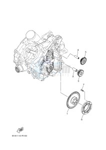 YFM700FWAD YFM70GPSG GRIZZLY 700 EPS SPECIAL EDITION (B313) drawing STARTER CLUTCH