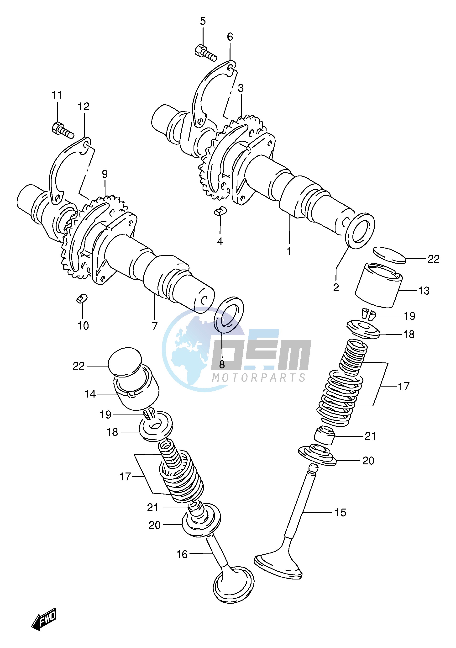 CAM SHAFT - VALVE