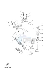 XT660Z TENERE (2BD7 2BD7 2BD7) drawing VALVE