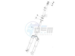 Liberty 100 4T (Vietnam) Vietnam drawing Fork/steering tube - Steering bearing unit