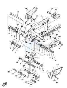 TT A 350 drawing REAR ARM