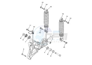 YP MAJESTY 250 drawing REAR ARM