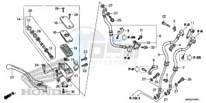 NC700SDD NC700S Dual Cluth ABS 2ED drawing FR. BRAKE MASTER CYLINDER (NC700SA/ SD)