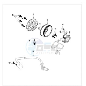 TWEET 50 A X drawing IGNITION PART