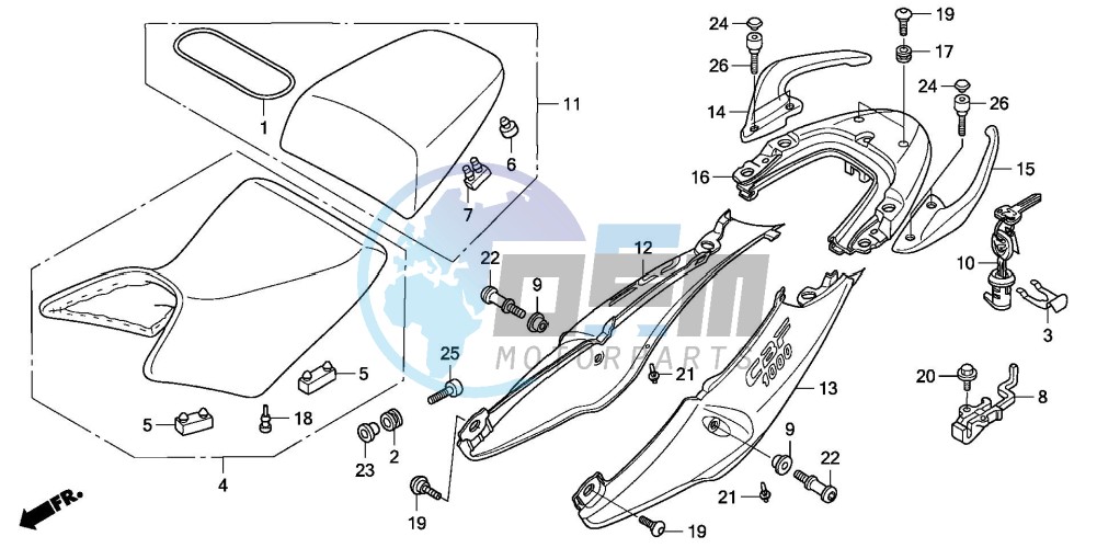 SEAT/SEAT COWL