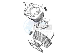 XV VIRAGO 535 drawing CYLINDER