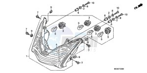 ST13009 France - (F / CMF MME) drawing REAR COMBINATION LIGHT