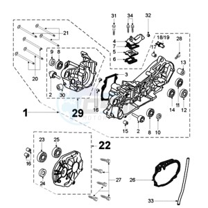 VIVA NUV drawing CRANKCASE