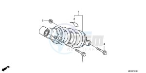 NSA700A9 France - (F / CMF MME) drawing REAR CUSHION