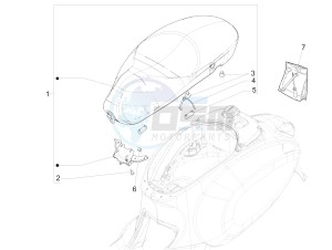 SPRINT 150 4T 3V IE ABS E3 (EMEA) drawing Saddle/seats