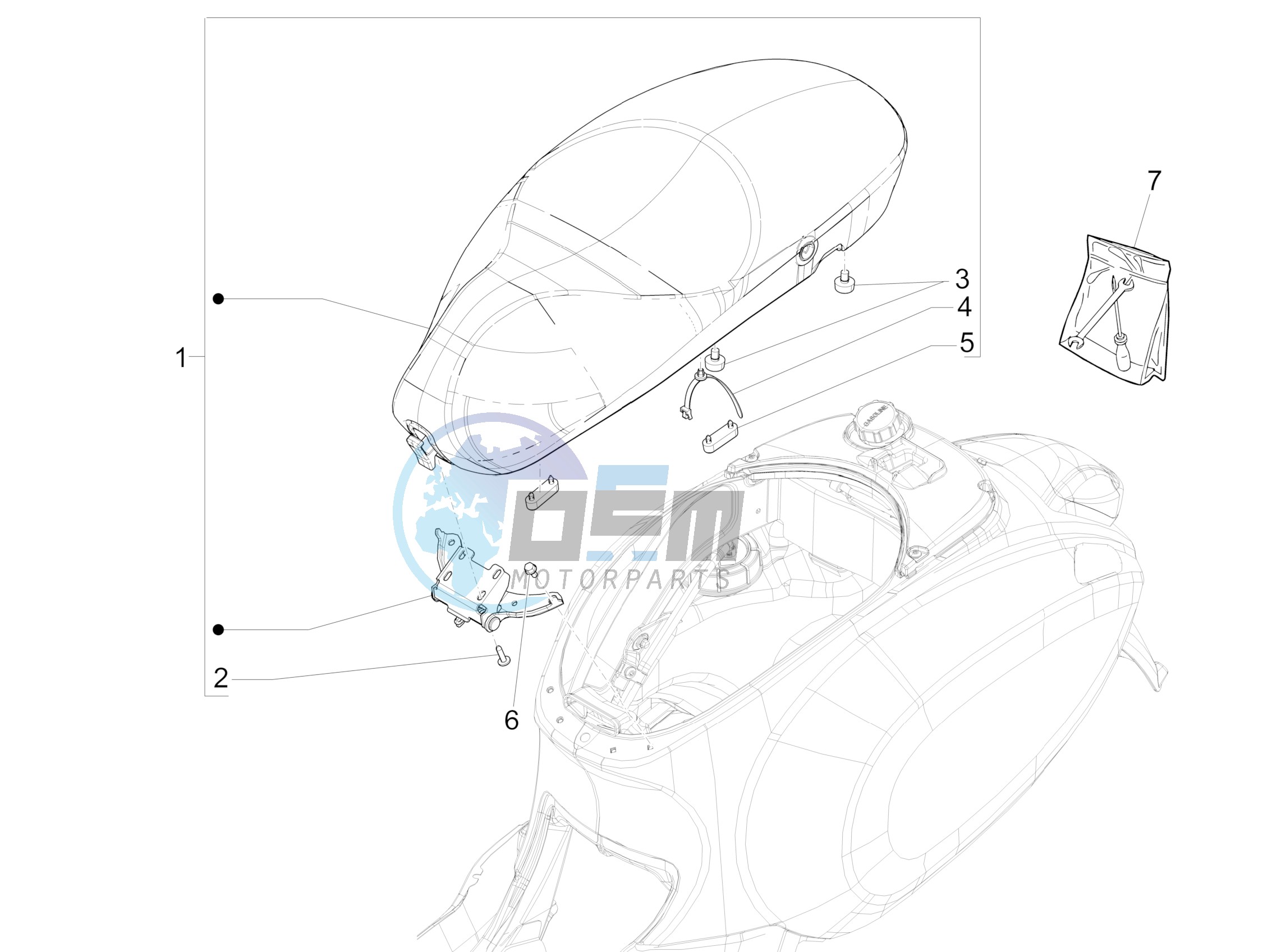 Saddle/seats