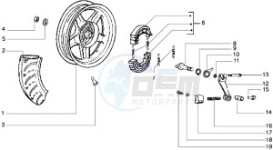 Diesis 100 drawing Rear Wheel