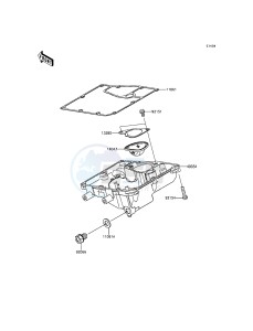 ER-6N ER650EDS XX (EU ME A(FRICA) drawing Oil Pan