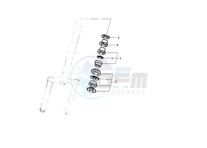 ICE 50 drawing Steering bearing ball tracks