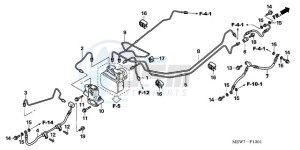 NT700VAA Europe Direct - (ED / ABS) drawing BRAKE LINES/PCV. (ABS)