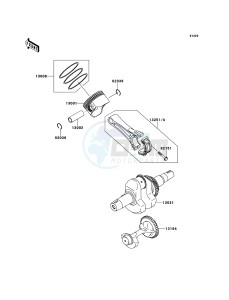 MULE_610_4X4 KAF400ABF EU drawing Crankshaft/Piston(s)