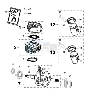 FOX PBAX BE drawing CRANKSHAFT