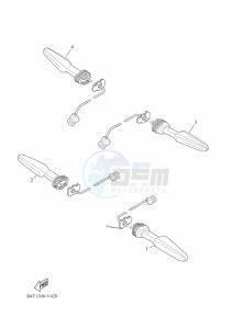 TRACER 7 MTT690 (B4T2) drawing FLASHER LIGHT