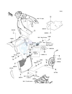 ZX 600 R [NINJA ZX-6R MONSTER ENERGY] (R9FA) R9F drawing RADIATOR