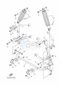 YXM700E YXM70VPXK (B5FF) drawing REAR SUSPENSION