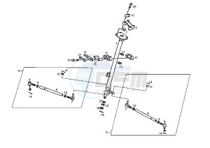 DXR QUAD - 250 cc drawing STEERING