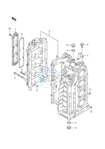 DF 115 drawing Cylinder Block