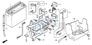 CBF150SH drawing BATTERY