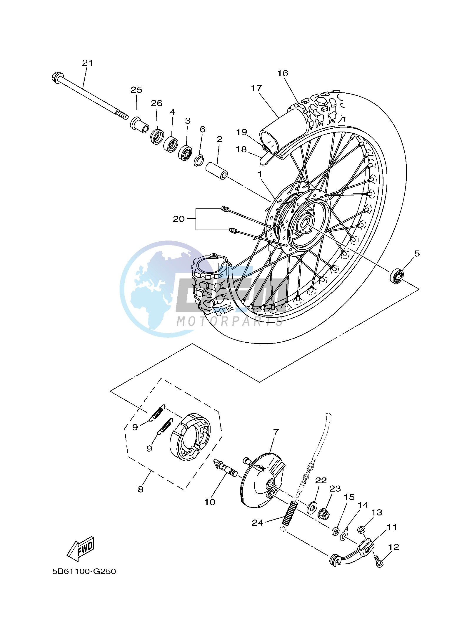 FRONT WHEEL