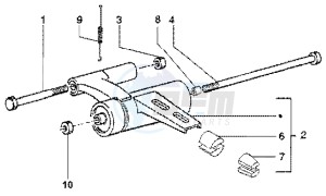 Liberty 50 4t drawing Swinging arm