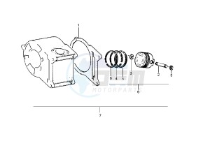 X9 EVOLUTION 125 drawing Cylinder - Piston