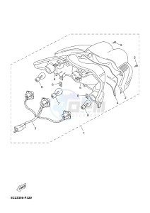 OVETTO 4 50 OVETTO 4 (2AC8 2AC8) drawing TAILLIGHT