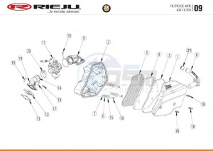 HOBBY-BYE-BIKE-25-KM-H-EURO4-HOLLAND-BLACK 50 drawing AIR FILTER