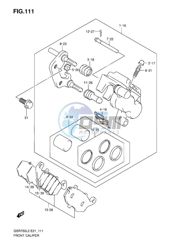 FRONT CALIPER