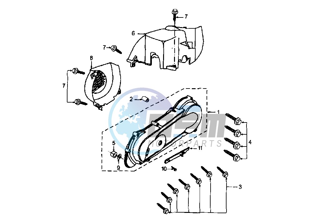 CRANKCASE COVER