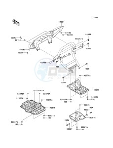 KVF 650 D ([BRUTE FORCE 650 4X4] (D6F-D9F) D8F drawing GUARD-- S- -