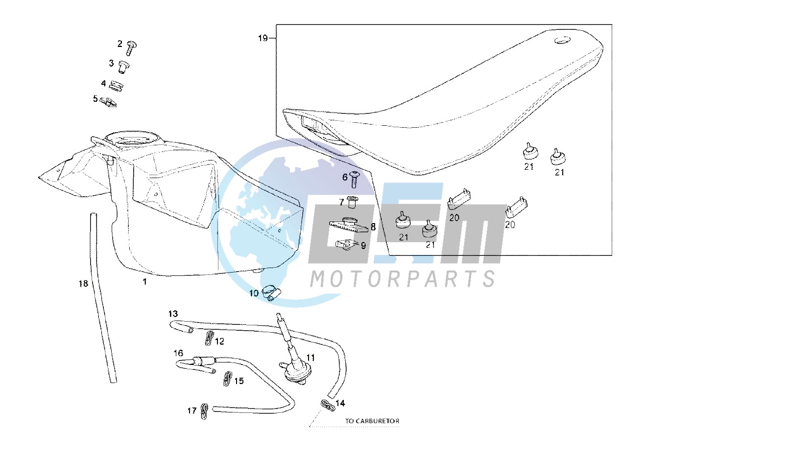 FUEL TANK - SEAT