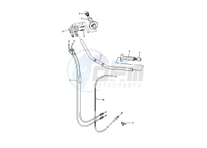 FZ1-S FAZER 1000 drawing STEERING HANDLE- CABLE