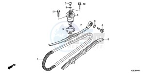 NSC110E Vision 110 - NSC110E UK - (E) drawing CAM CHAIN/TENSIONER