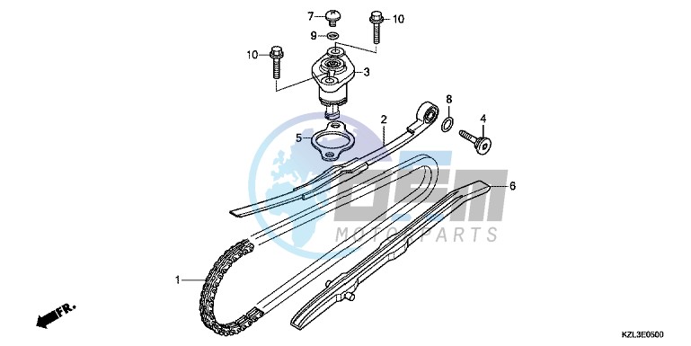 CAM CHAIN/TENSIONER