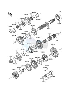 VERSYS_ABS KLE650DCF XX (EU ME A(FRICA) drawing Transmission